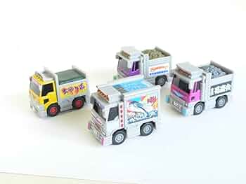 デコトラ　ミニカー　プルバックカー ３８台セット Amazon | デコトラ アートトラック 改 トラック野郎 絶頂丸